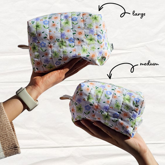 Pastel Pansies | Everyday Essentials Pouch