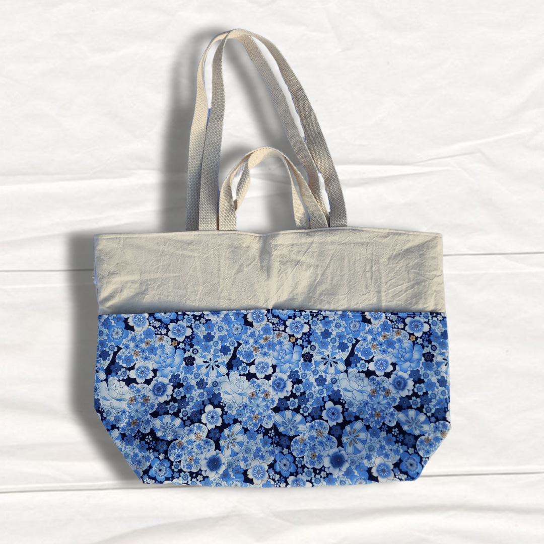 Blue Blooms | Everyday Essentials Tote