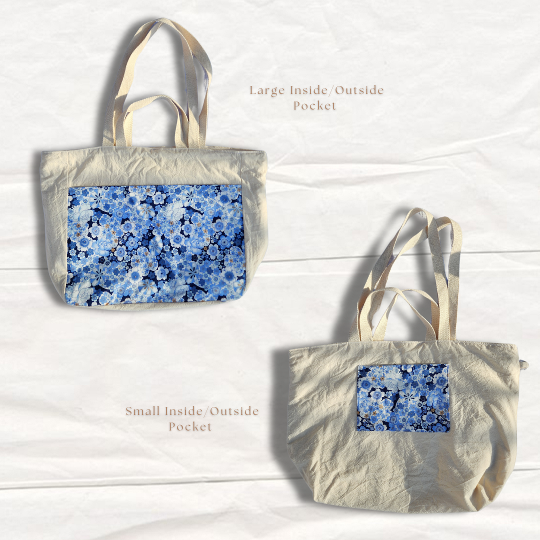 Blue Blooms | Everyday Essentials Tote